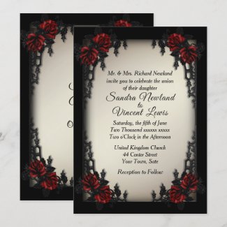 French Quarter Goth Antique Gold Wedding  