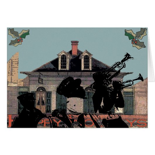 French Quarter Holiday Card (Front Horizontal)