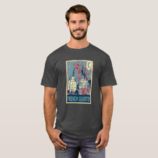 French Quarter in Blue, Jackson Square T-Shirt