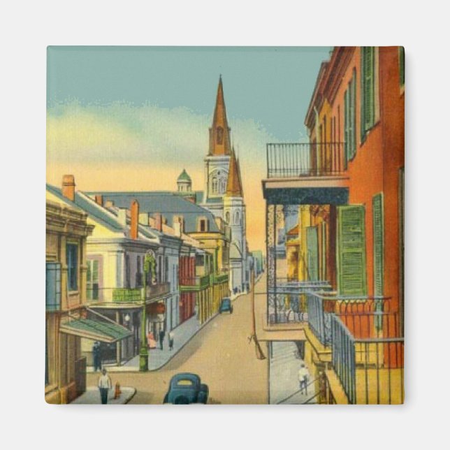 French Quarter New Orleans Magnet (Front)