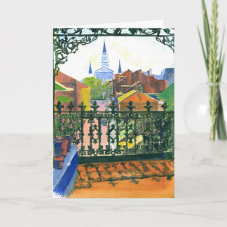 French Quarter Street Card