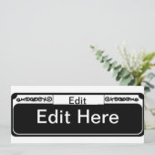 French Quarter Street sign Blanks (Standing Front)