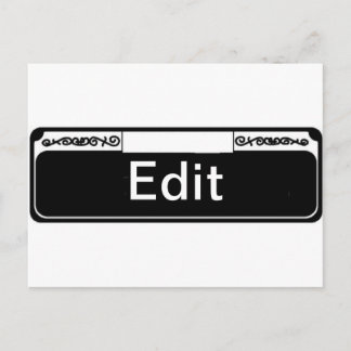 French Quarter Street sign Blanks Postcard