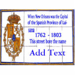 French Quarter Tile Murals, add text Cutout<br><div class="desc">French Quarter Tile Murals,  add text</div>