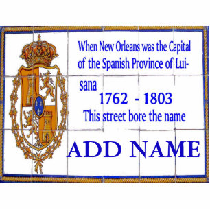 French Quarter Tile Murals, add text Cutout