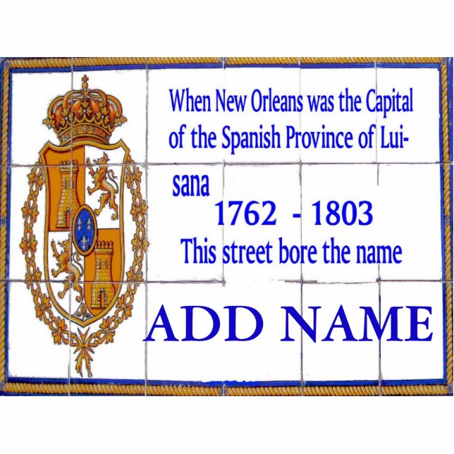French Quarter Tile Murals, add text Cutout (Front)