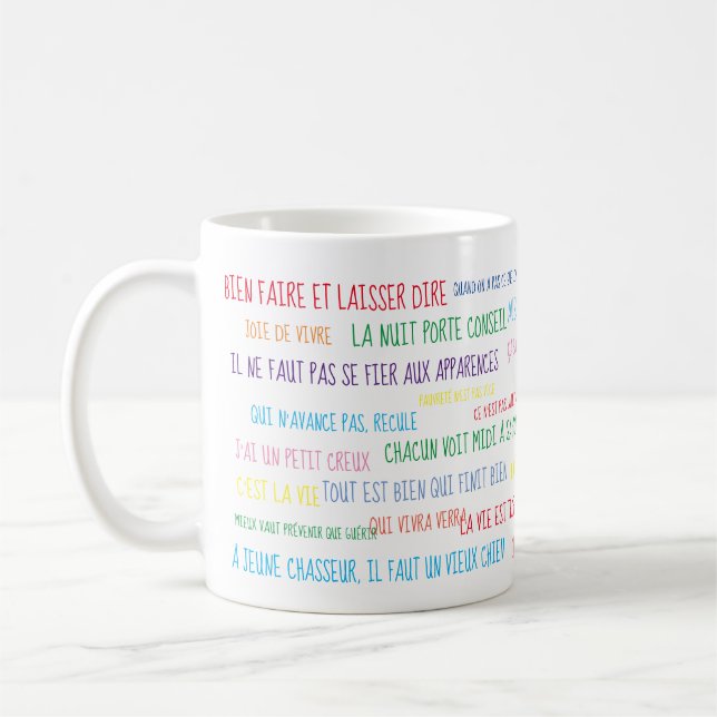 French Quote Classic Mug, 325 ml Coffee Mug (Left)
