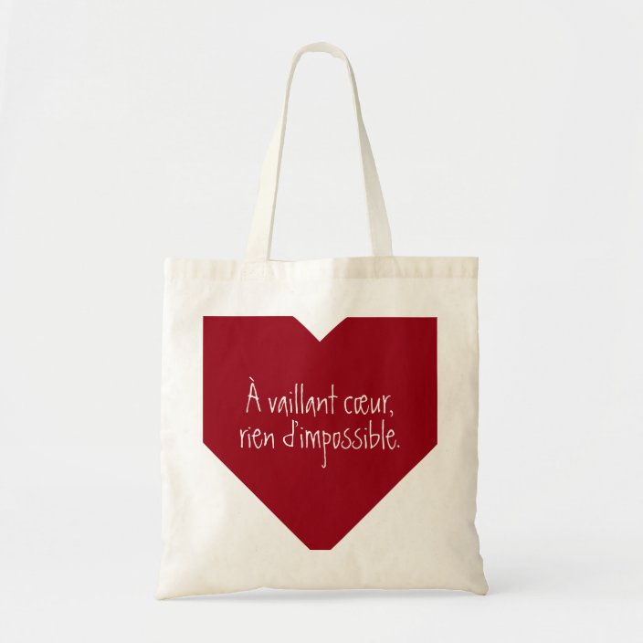 dark red tote bag