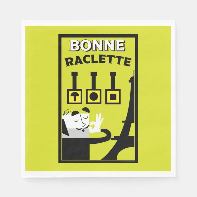 French Raclette Napkins (Front)