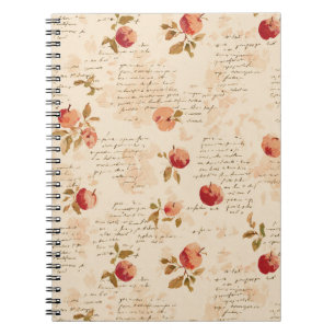 French Red Apples Notebook