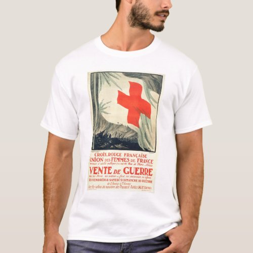 French Red Cross Charity Sale T_Shirt