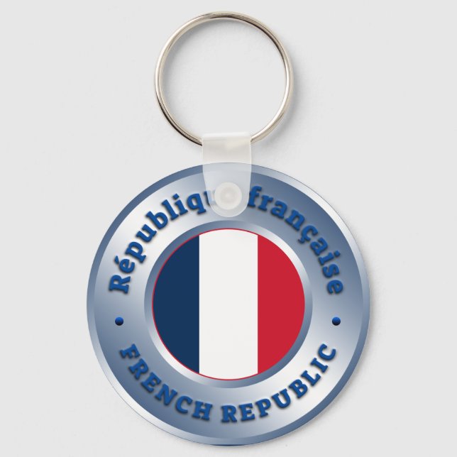 French Republic Keychain (Front)