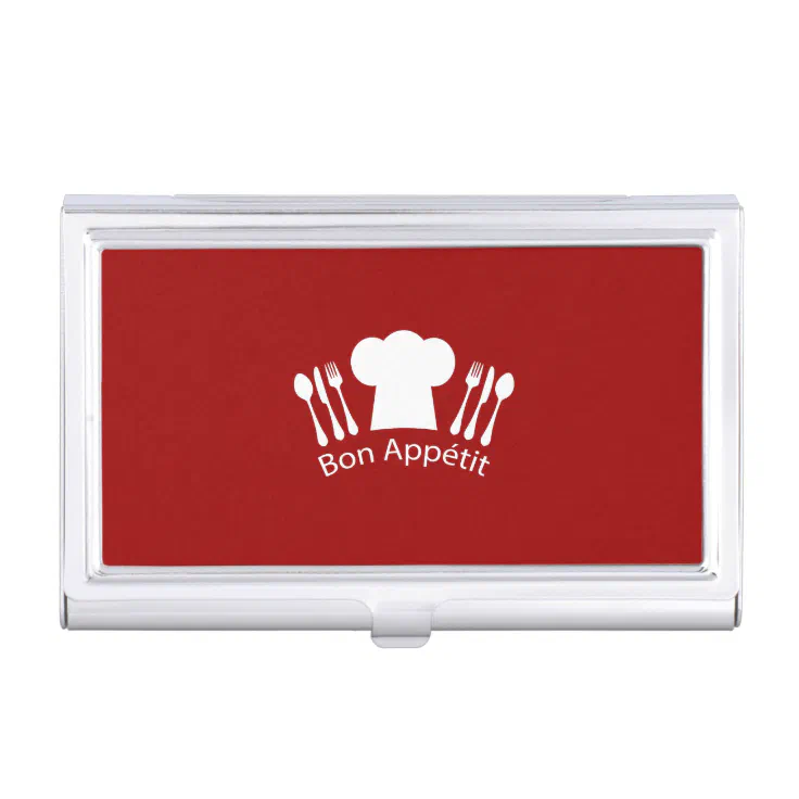 French Restaurant Chefs Hat and Silverware Case For ...
