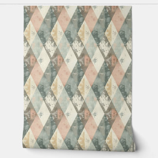 French Retro Harlequin Wallpaper