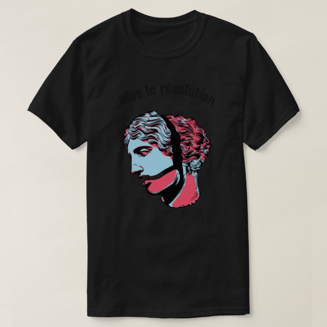 French Revolution concept, Les Misérables, Vive la T-Shirt (Design Front)