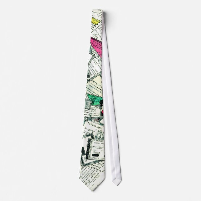 French Revolution Currency 1796 Tie (Front)