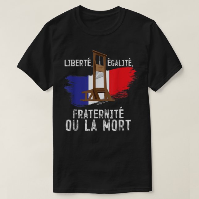 French Revolution Liberty Equality Fraternity Bast T-Shirt (Design Front)