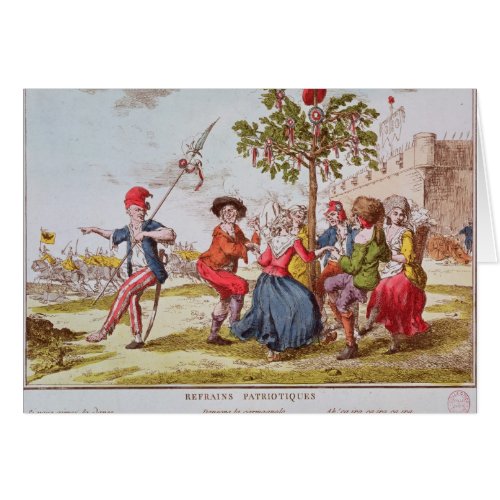 French revolutionaries dancing the carmagnole