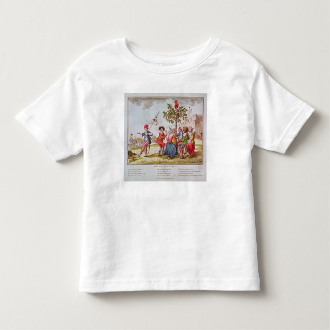 French revolutionaries dancing the carmagnole toddler t-shirt (Front)