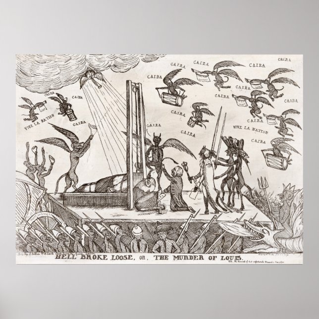 French Revolutionary Cartoon Poster (Front)