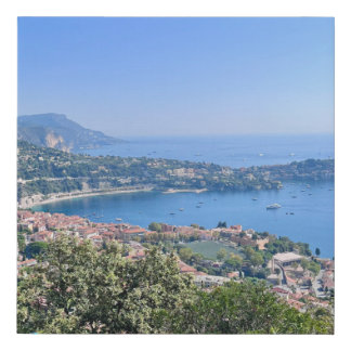 French Riviera Faux Canvas Print