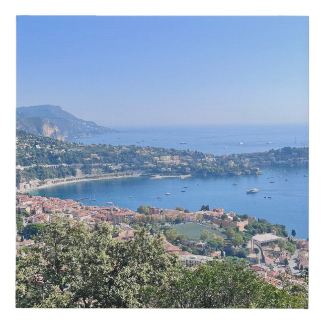 French Riviera Faux Canvas Print (Front)