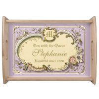 French Rococo Boudoir Elegant Frame Gold Lilac