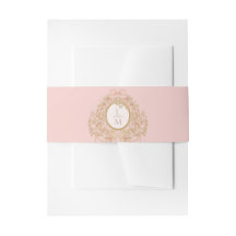 French Rococo Rose Monogram Wedding