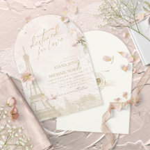 French Romance Wedding Blush Arch ID870
