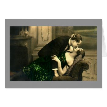French Romantic Love Kiss Vintage by FrenchFlirt at Zazzle