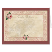 French Rose - Greeting Card (Front Horizontal)
