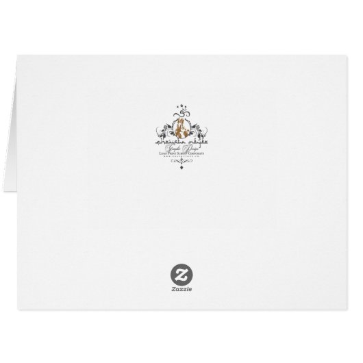 French Rose - Greeting Card (Back Horizontal)