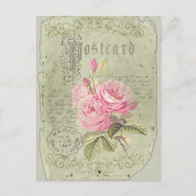 French Rose - Postcard (Front)