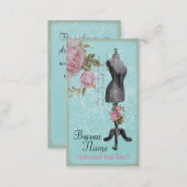 French Rosy Mannequin Business Card (Front/Back)