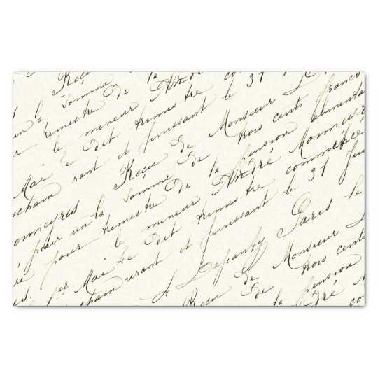 1700s Vintage French Script Grunge Parchment Paper | Zazzle.com