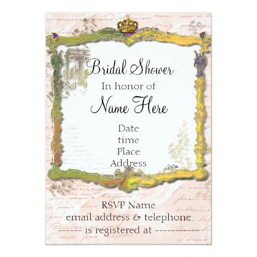 Write In Bridal Shower Invitations 4