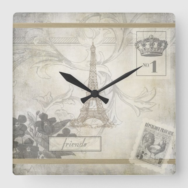 French Shabby Chic Clock (Front)