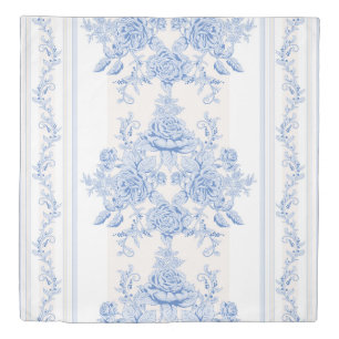 French,shabby chic, vintage,pale blue,white,countr duvet cover