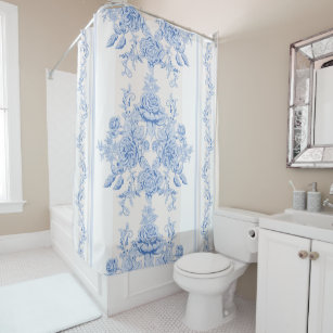 Vintage French Shower Curtains Zazzle