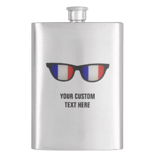 French Shades custom flask