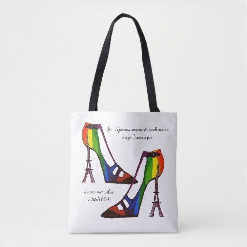 French Shoes you only dream about Tote