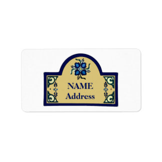 French Sign, edit text, Address Label