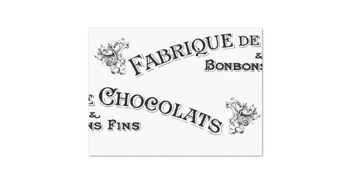 french-sign-tissue-tissue-paper-zazzle