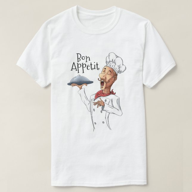 French Singing Chef T-Shirt (Design Front)