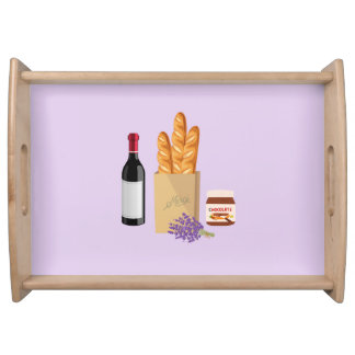 French Snack Serving Tray