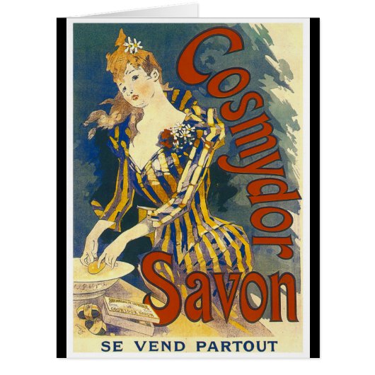 French Soap Ad 1891 Cards (Front)