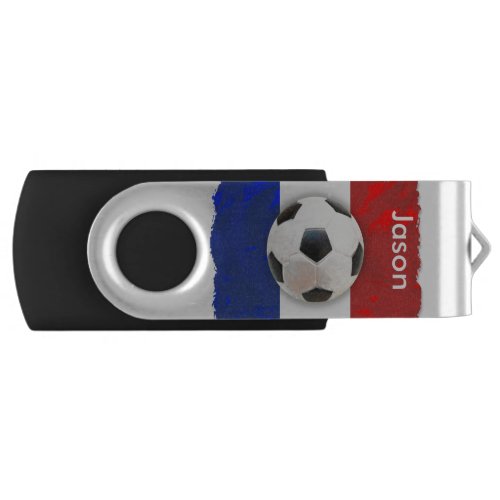 French Soccer Ball USB Drive