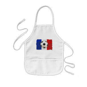 French Soccer Kids' Apron