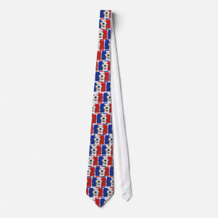 French Soccer Neck Tie