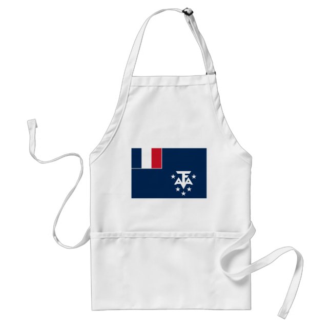 French Southern Antarctic Lands Adult Apron (Front)